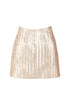 Bellatrix Bronz Nude Mini Skirt